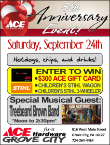 Ace Hardware 5th Anniversary Event @ Ace Fix-It Hardware | Grove City | Pennsylvania | United States