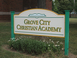 GC Christian Academy Sign
