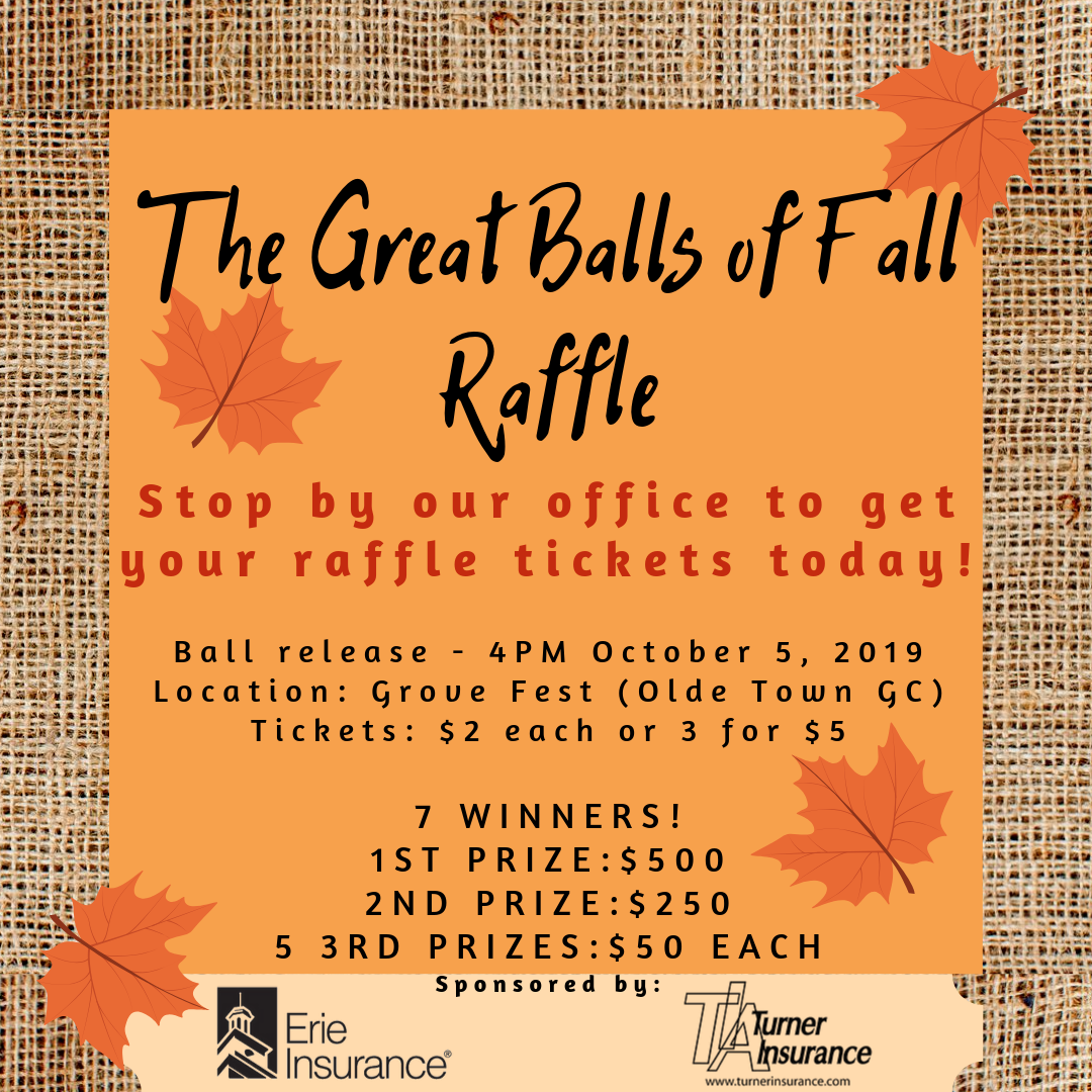 Fall Staff Rafffle Great Balls of Fall Raffle - Grove City Area Chamber of Commerce