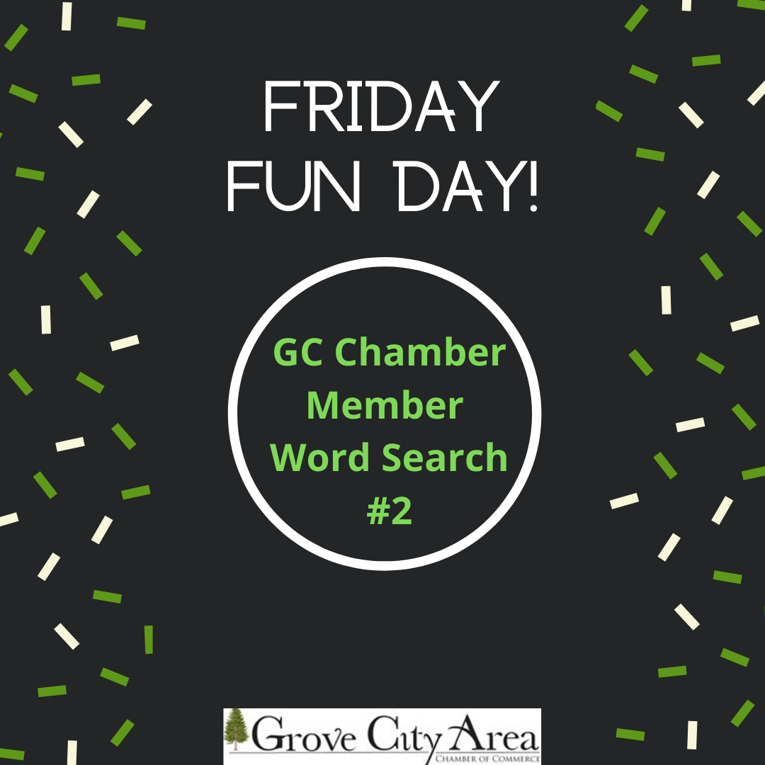 Friday Fun Day GC Chamber Member Word Search #2
