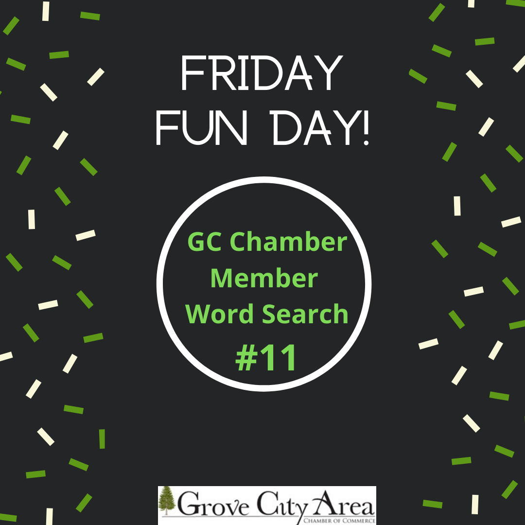 Chamber Word Search #11 for Friday Fun Day