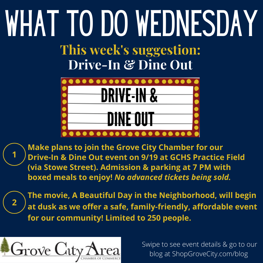 What To Do Wednesday: Drive-In & Dine Out