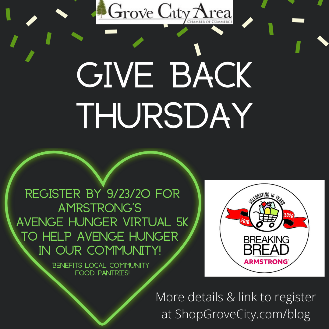 Give Back Thursday: Avenge Hunger Virtual 5K