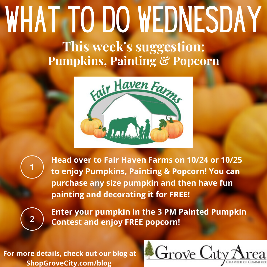 What To Do Wednesday: Pumpkins, Painting & Popcorn