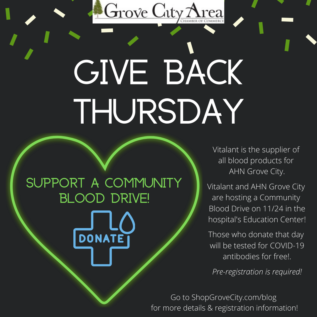 Give Back Thursday: Community Blood Drive