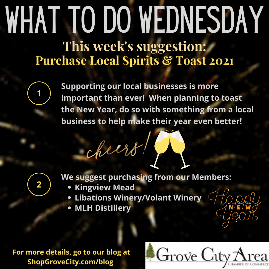 What To Do Wednesday: Purchase Local Spirits & Toast 2021