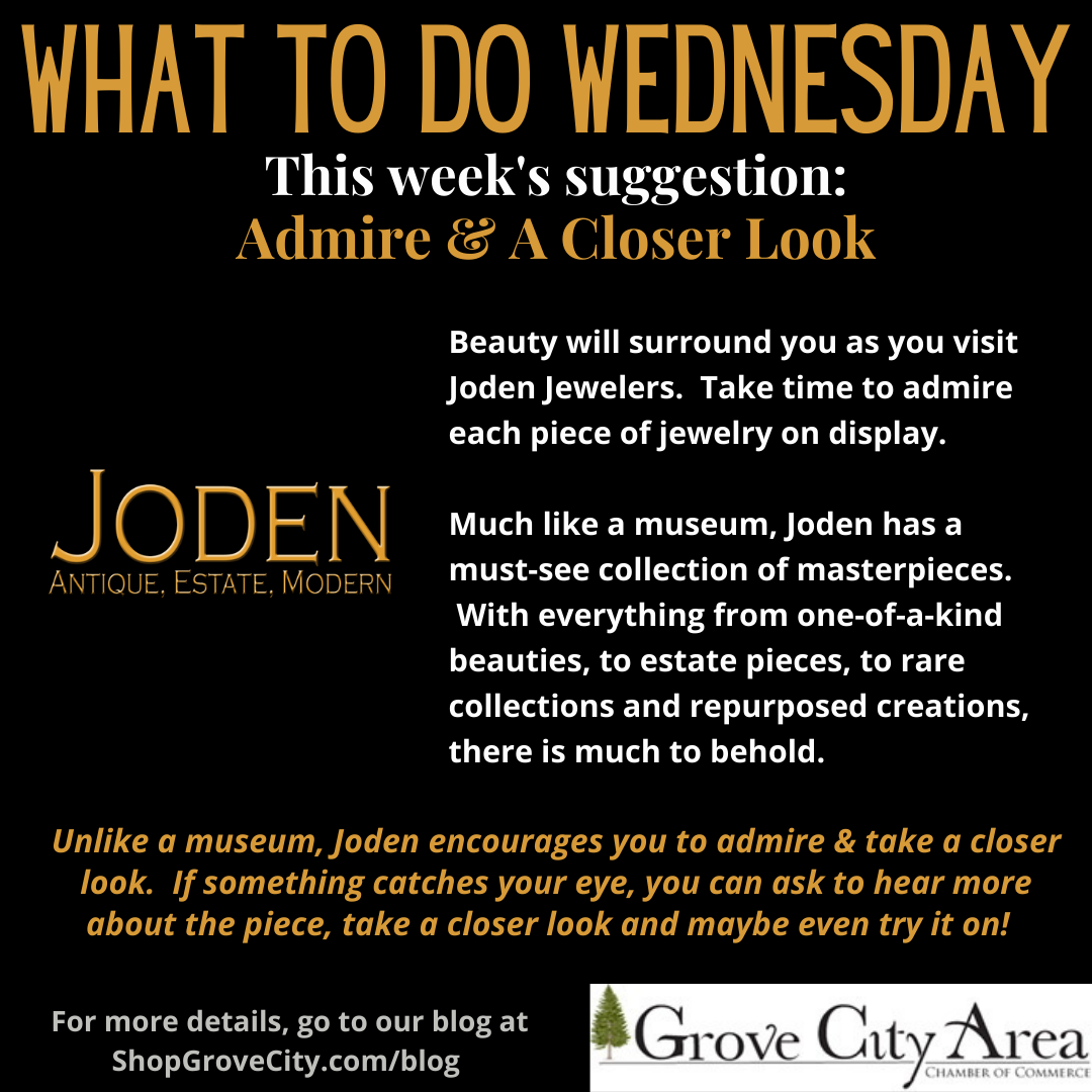 What To Do Wednesday: Admire & A Closer Look