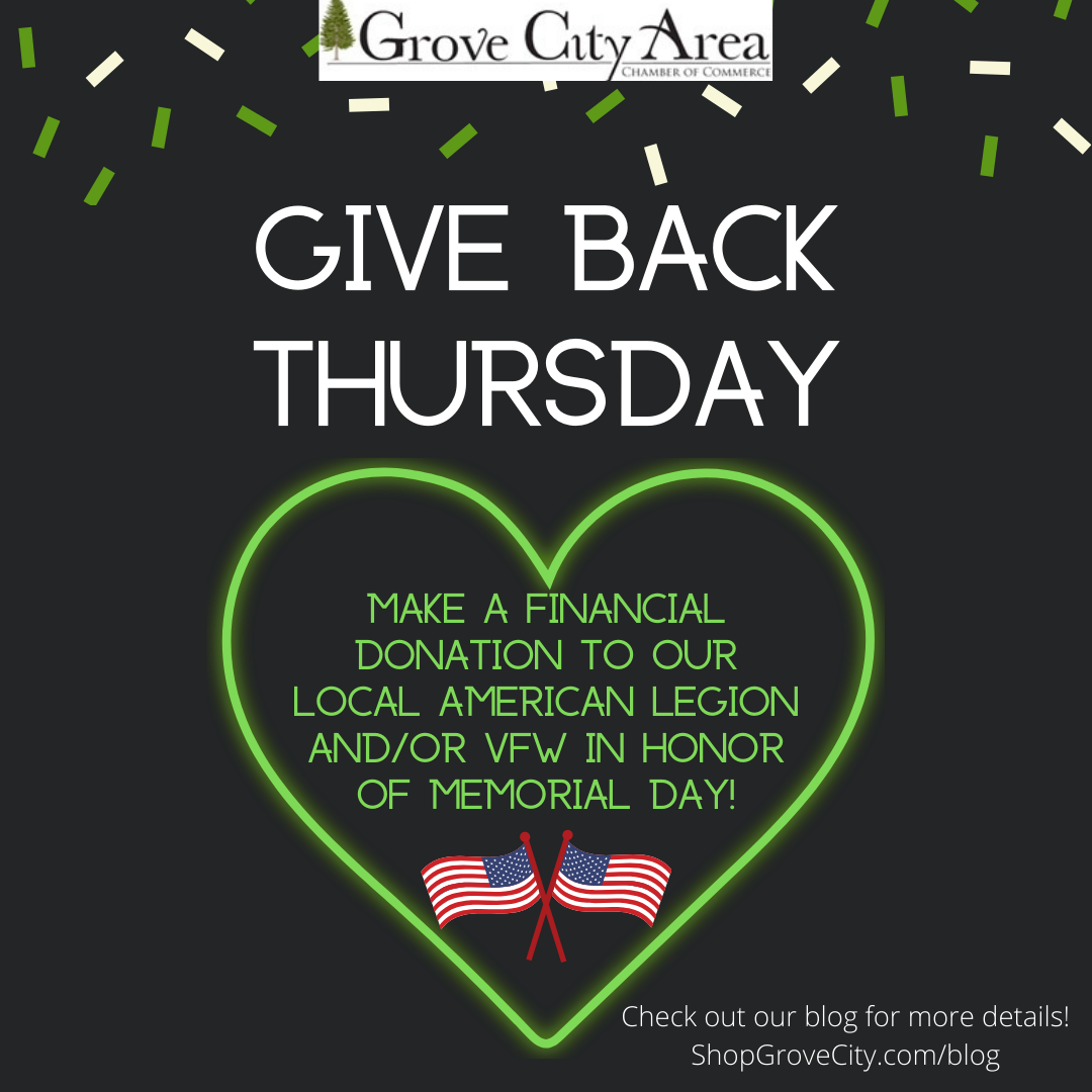 Give Back Thursday: Memorial Day Donations