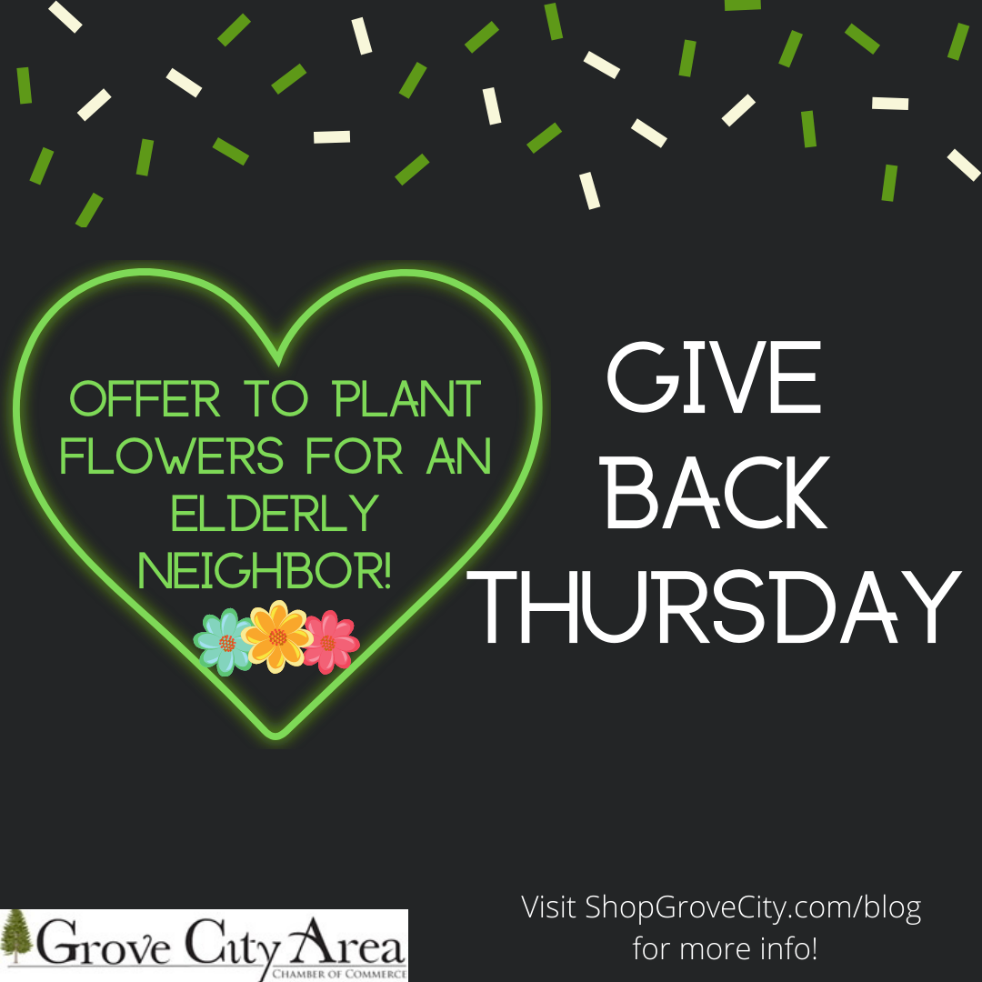 Give Back Thursday: Offer to Plant Flowers