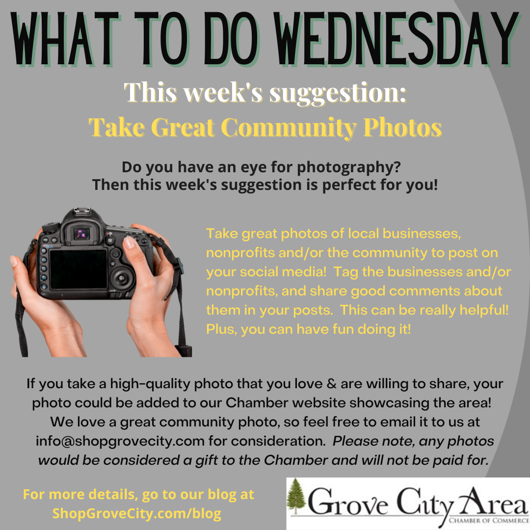 What To Do Wednesday: Take Photos