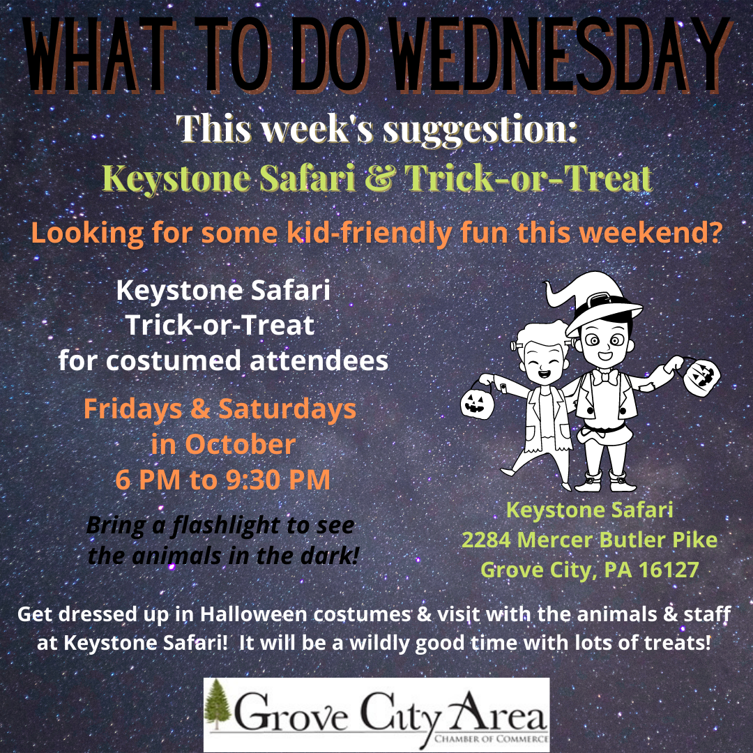 What To Do Wednesday: Keystone Safari & Trick-or-Treat