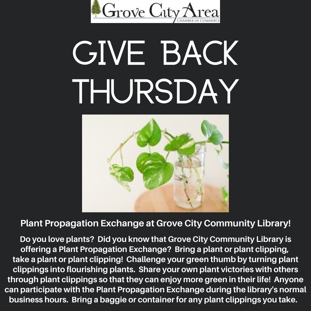 Give Back Thursday: Plants