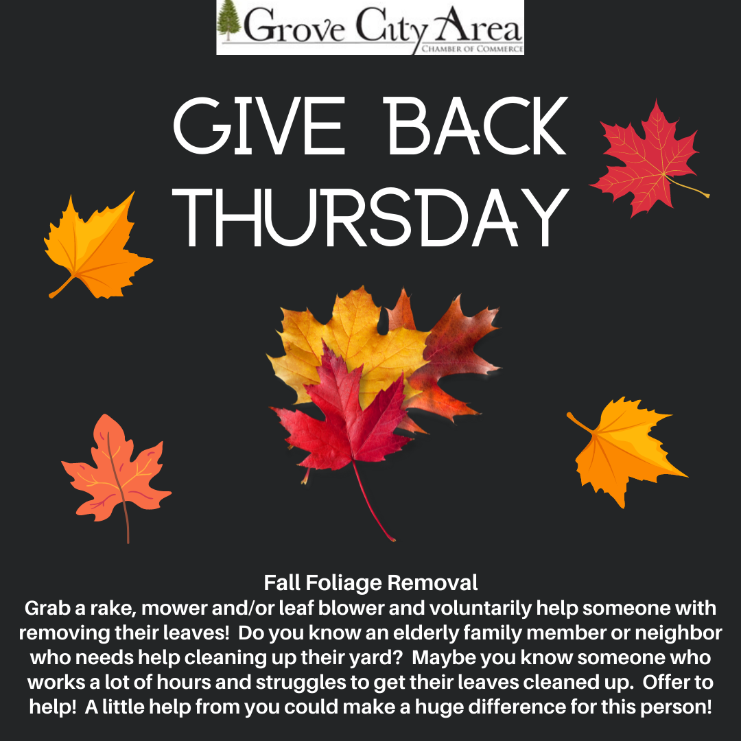 Give Back Thursday: Fall Foliage Removal