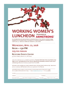 14th Annual Working Women's Luncheon @ Keystone Events Center