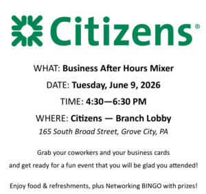Business After Hours Mixer at Citizens @ Citizens